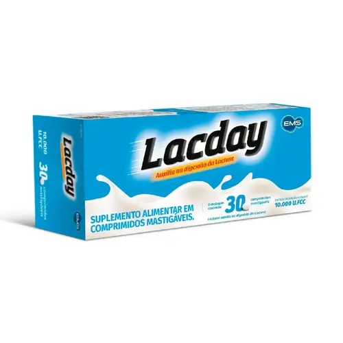 LACDAY 10.000 30 TABLETES LACTASE