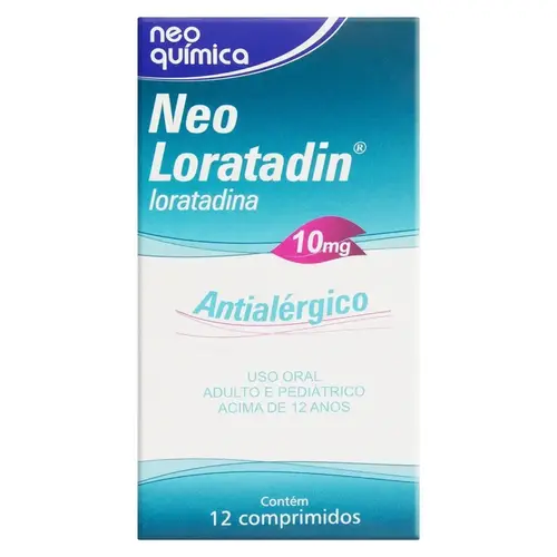 NEO LORATADIN 10MG 12 COMPRIMIDOS LORATADINA