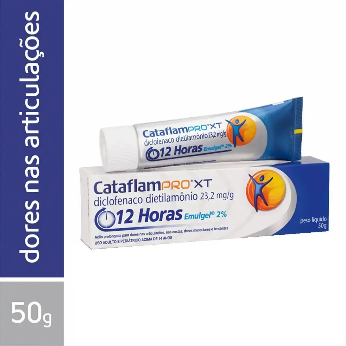 CATAFLAM PRO XT EMULGEL 2% 50GR DICLOFENACO DIETILAMONIO