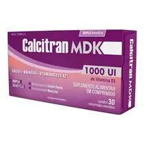CALCITRAN MDK 30 COMPRIMIDOS CALCIO + MAGNESIO + VITAMINA K2 + VITAMINA D