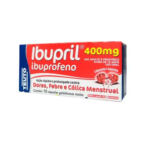IBUPRIL 400MG 10 CAPSULAS LIQUIDAS IBUPROFENO