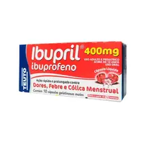 IBUPRIL 400MG 10 CAPSULAS LIQUIDAS IBUPROFENO