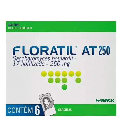 FLORATIL AT 250MG 10 CAPSULAS SACCHAROMYCES BOULARDII