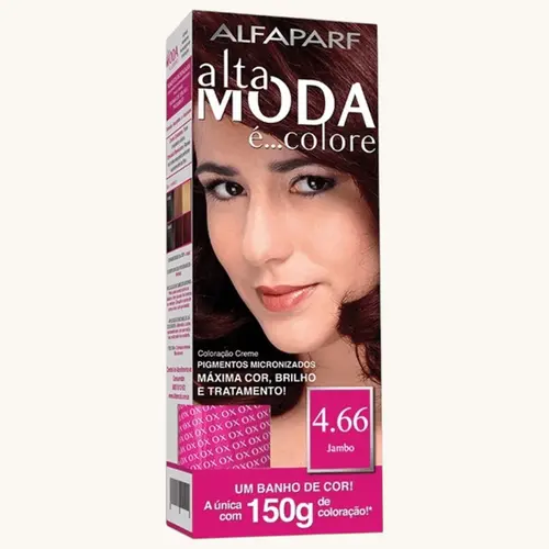 TINTURA ALTA MODA 4.66 CASTANHO VERMELHO INTENSO