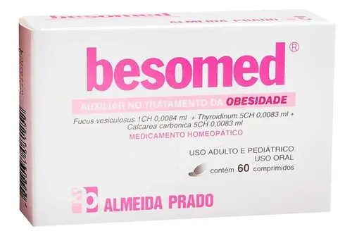 BESOMED 60 COMPRIMIDOS FUCUS VESICULOSUS + THYROIDINUM + CALCAREA VARBONICA