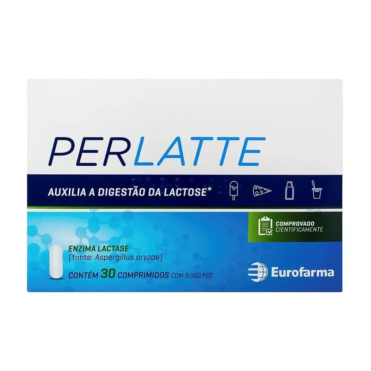PERLATTE 10.000FCC 30 COMPRIMIDOS LACTASE