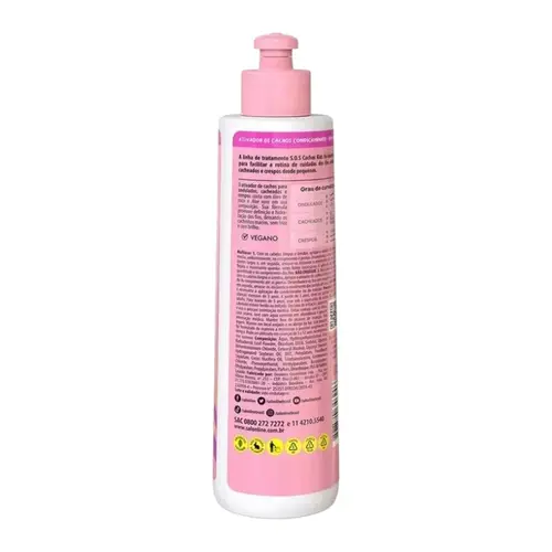 ATIVADOR S.O.S CACHOS SALON LINE KIDS 300ML