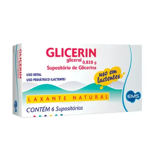 GLICERIN INFANTIL SUPOSITORIO 6 UNIDADES EMS