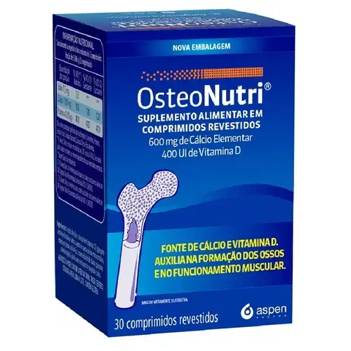 OSTEONUTRI 600MG+400UI 30 COMPRIMIDOS COLECALCIFEROL