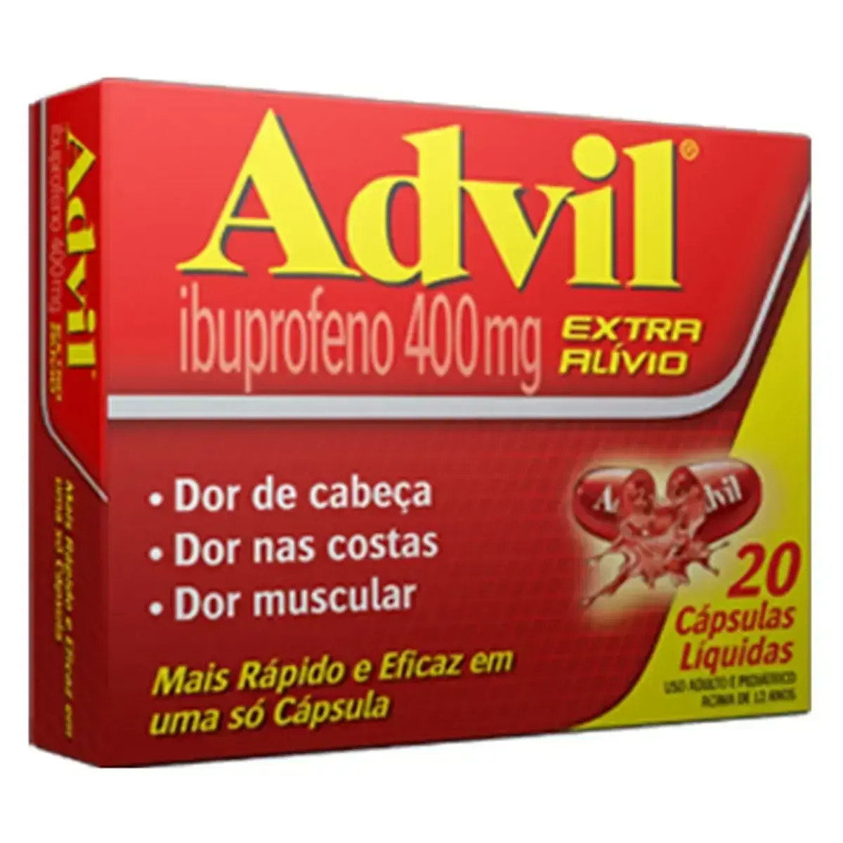 ADVIL 400MG 20 CAPSULAS IBUPROFENO