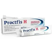 PROCTFIS H POMADA 20GR +  APLICADORES HIDROCORTISONA + LIDOCAINA + ZINCO + BISMUTO