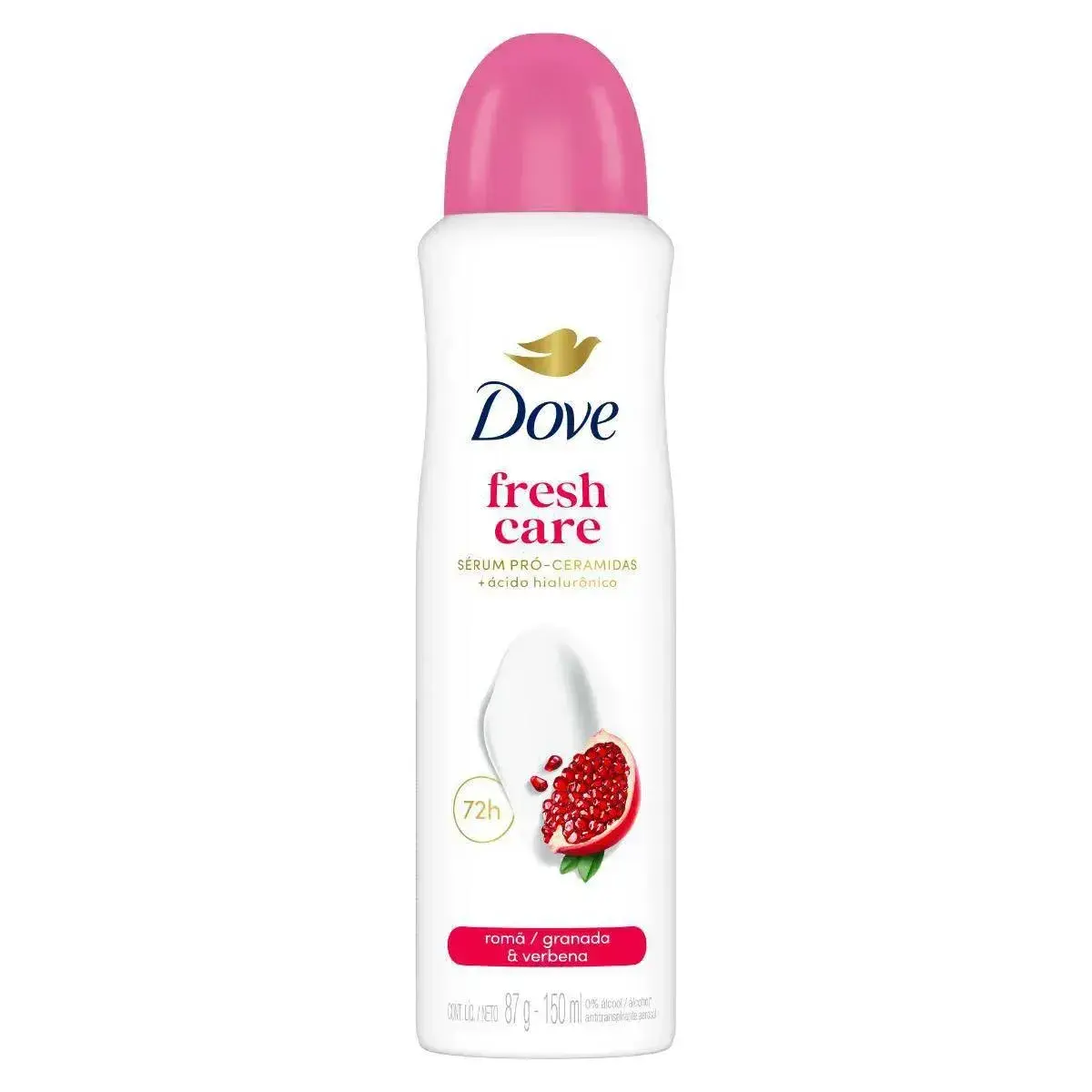 DESODORANTE DOVE GO FRESH ROMA VERBENA FEMININO AEROSSOL 150ML