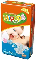 FRALDA HIPOPO BABY TAMANHO XXG 50 UNIDADES