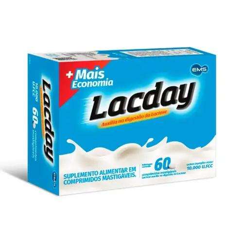 LACDAY 10.000 60 TABLETES LACTASE