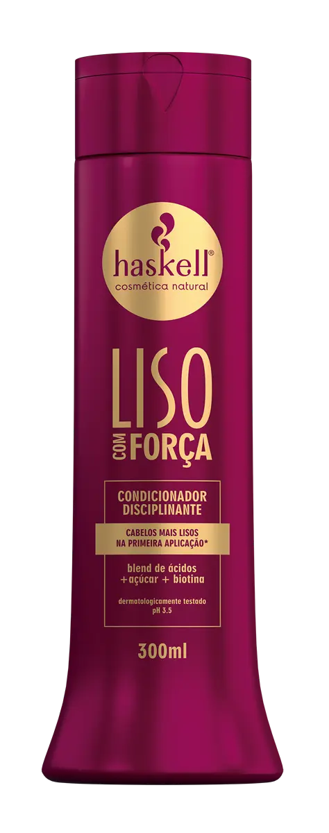 CONDICIONADOR HASKELL LISO COM FORCA 300ML