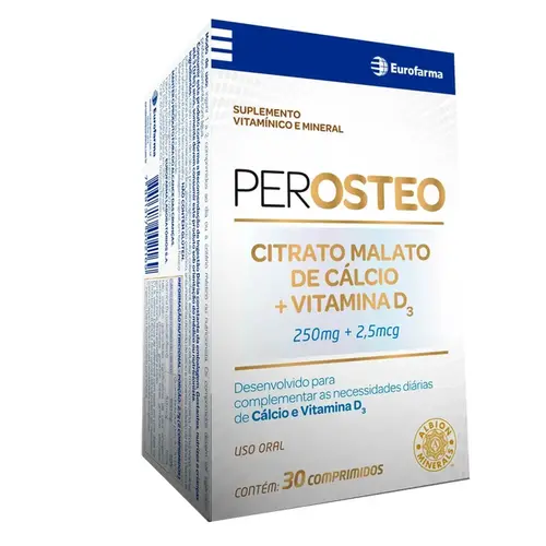 PEROSTEO 30 COMPRIMIDOS CALCIO + VITAMINA D