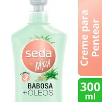 CREME DE PENTEAR SEDA BABOSA + OLEOS BY RAYZA 300ML