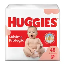 FRALDA HUGGIES MAXIMA PROTECAO P 48 UNIDADES