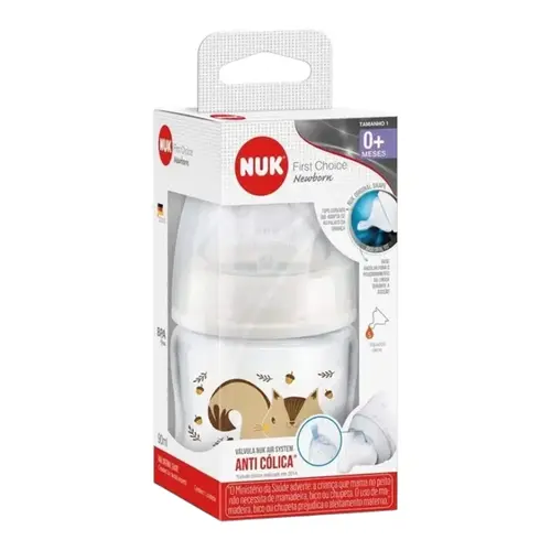 MAMADEIRA NUK NEWBORN NEUTRAL 90ML (COD:PA7065-1N)