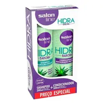 KIT SALON LINE HIDRA BABOSA SHAMPOO 300ML + CONDICIONADOR 300ML