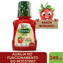 TAMARINE FIBRAS KIDS 240ML SABOR MORANGO