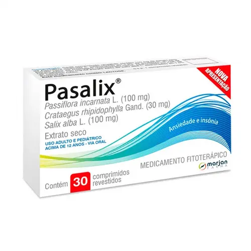 PASALIX 30 COMPRIMIDOS PASSIFLORA INCARNATA + ASSOCIACAO