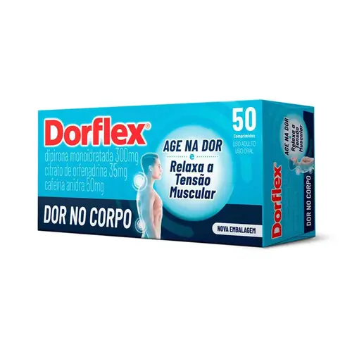 DORFLEX 50 COMPRIMIDOS ORFENADRINA CITRATO + DIPIRONA + CAFEINA