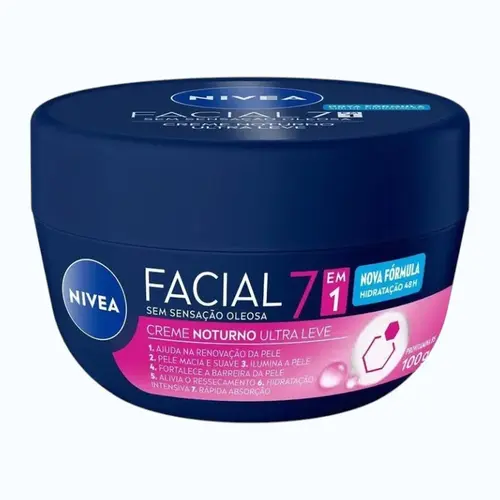 CREME FACIAL NIVEA NOTURNO 100GR