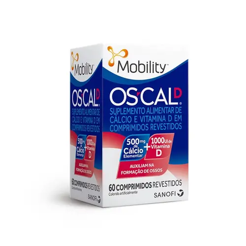 OSCAL D 500MG + VITAMINA D 1.000UI 60 COMPRIMIDOS