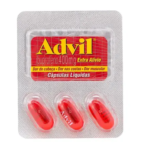 ADVIL 400MG 3 CAPSULAS IBUPROFENO
