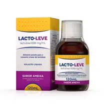 LACTO LEVE 698MG/ML 120ML SABOR AMEIXA LACTULOSE