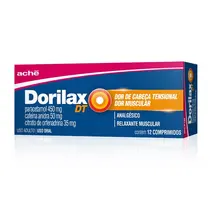 DORILAX DT 12 COMPRIMIDOS PARACETAMOL + CAFEINA ANIDRA + ORFENADRINA CITRATO