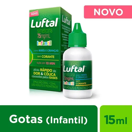 LUFTAL INFANTIL 75MG/ML GOTAS 15ML SIMETICONA