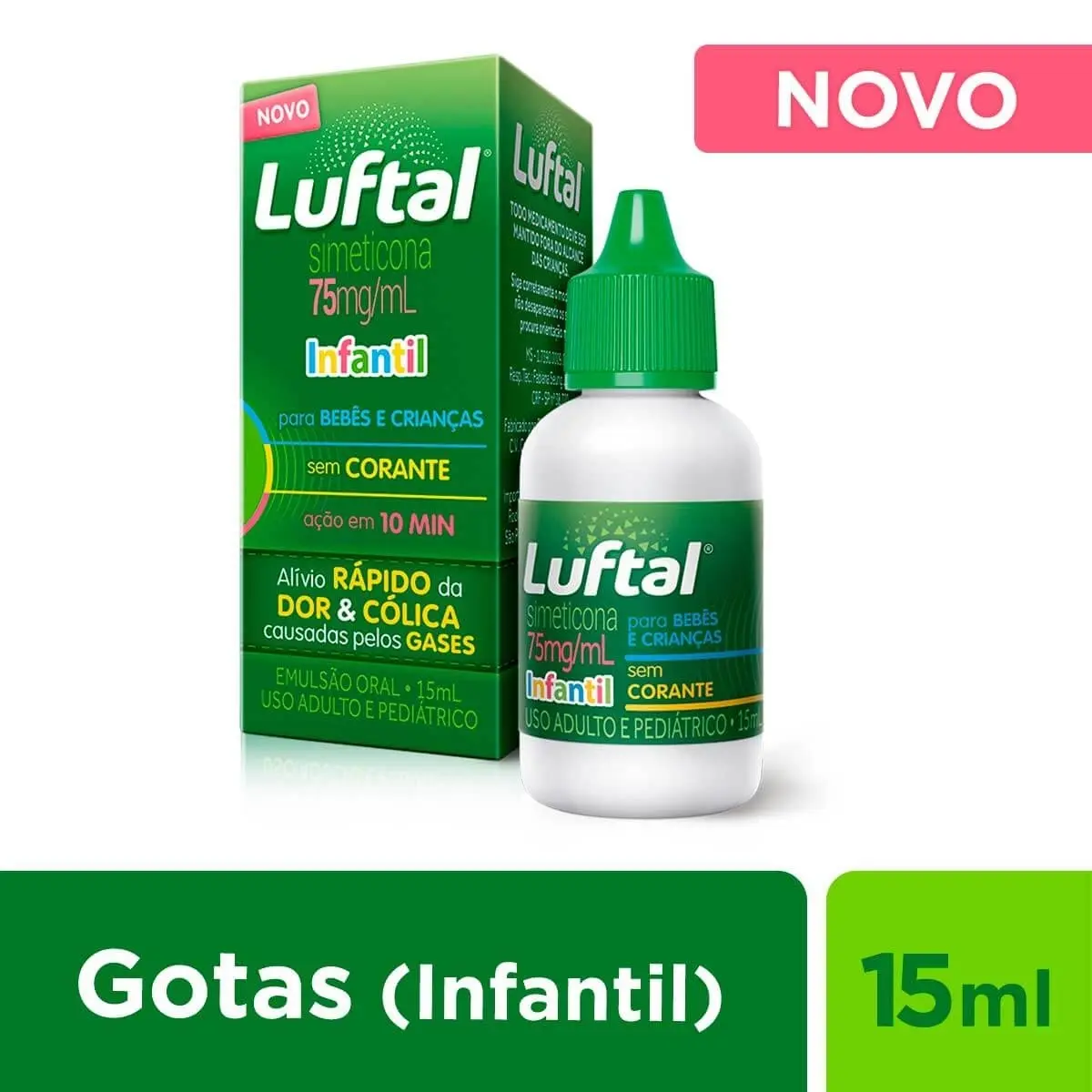 LUFTAL INFANTIL 75MG/ML GOTAS 15ML SIMETICONA