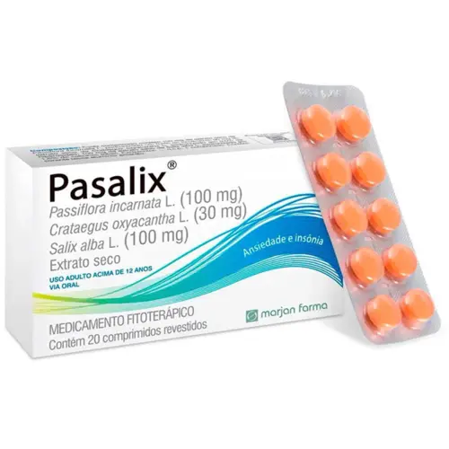 PASALIX 60 COMPRIMIDOS PASSIFLORA INCARNATA + ASSOCIACAO