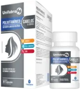 POLIVITAMINICO CABELOS E UNHAS UNIFABRA 30 CAPSULAS MULTIVITAMINICO - POLIVITAMINICO