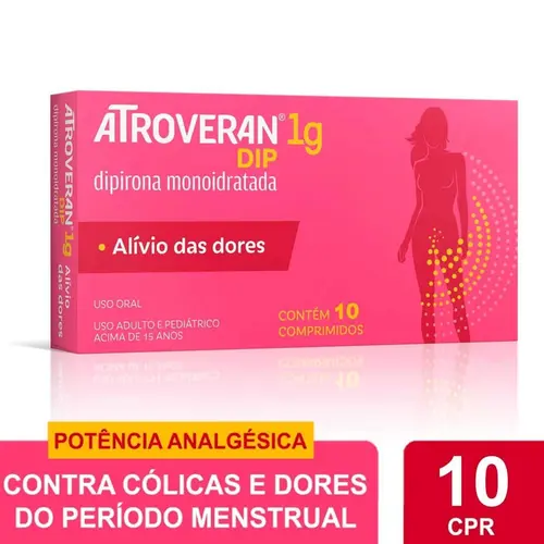 ATROVERAN DIP 1GR 10 COMPRIMIDOS DIPIRONA SODICA