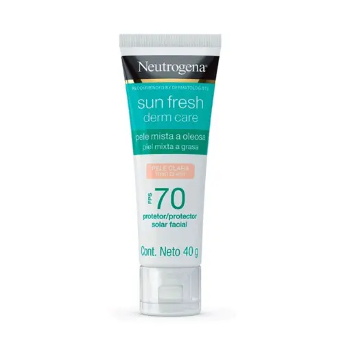 PROTETOR SOLAR NEUTROGENA SUN FRESH FACIAL OIL PELE CLARA FPS70 40GR