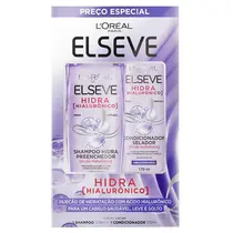 KIT ELSEVE HIDRA HIALURONICO SHAMPOO 375ML + CONDICIONADOR 170ML