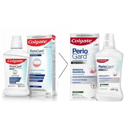 SOLUCAO BUCAL COLGATE PERIOGARD 0,06% DIARIO S/ ALCOOL 500ML