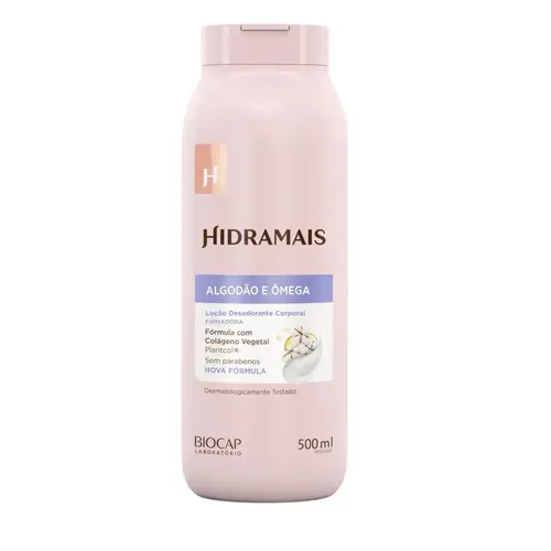LOCAO HIDRATANTE HIDRAMAIS ALGODAO E OMEGA 500ML