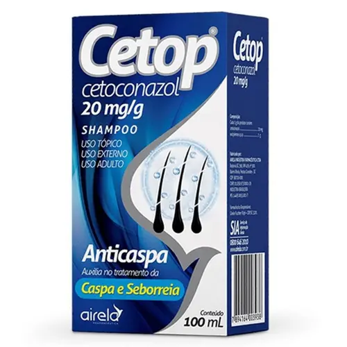 CETOP SHAMPOO ANTICASPA 20MG/G 100ML CETOCONAZOL
