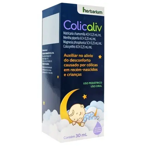 COLICALIV 30ML HERBARIUM SEM SABOR MATRICARIA CHAMOMILLA + ASSOCIACAO