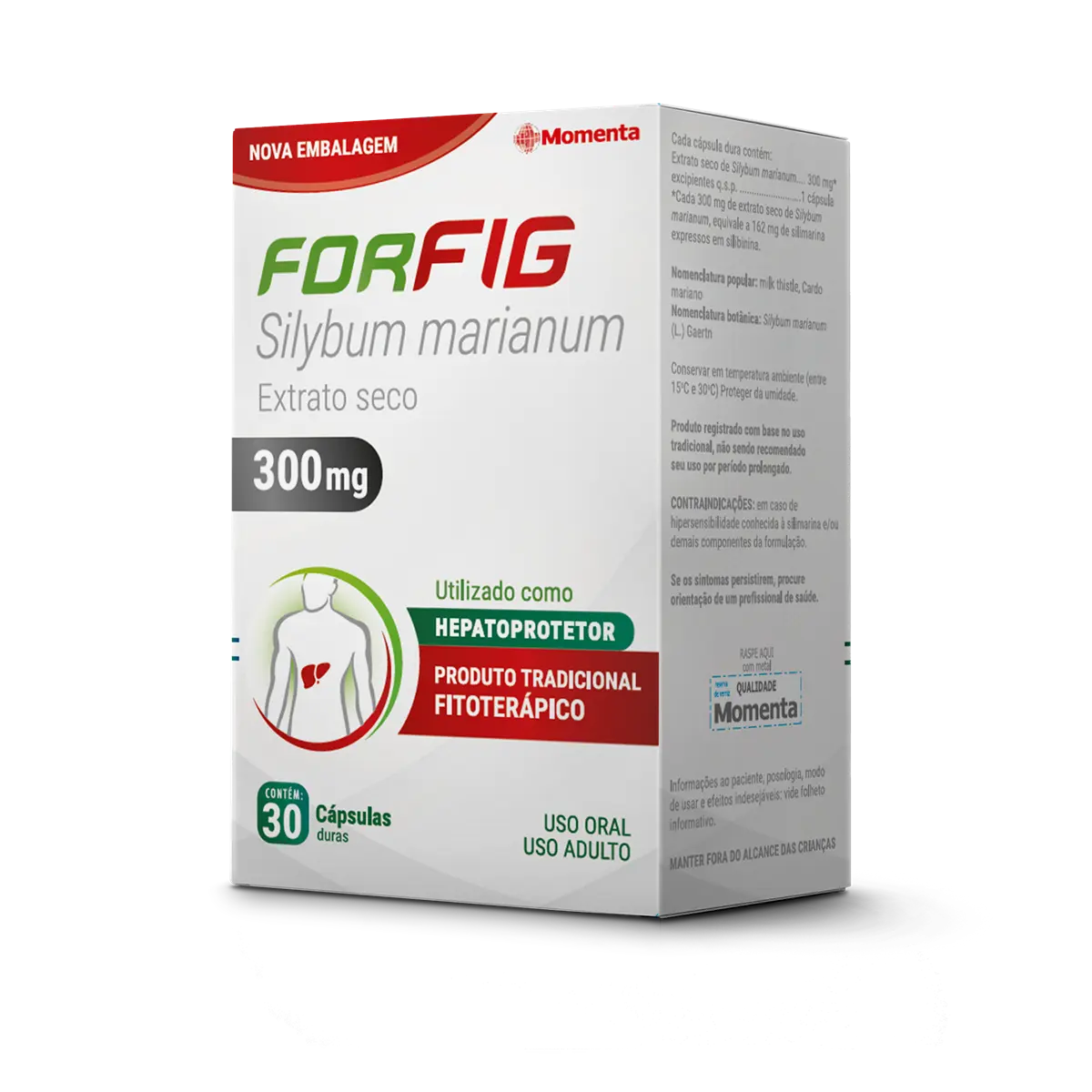 FORFIG 300MG 30 CAPSULAS SILIMARINA