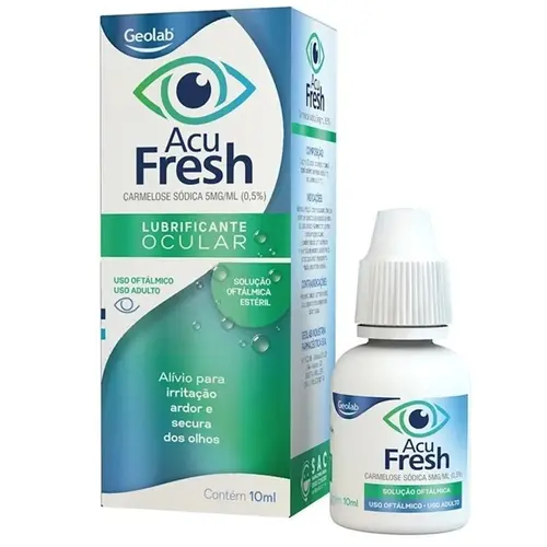 ACU FRESH 5MG/ML 10ML SOLUCAO OFTALMICA CARMELOSE SODICA