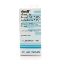 DINILL 0,1+17MG/ML SOLUCAO OFTALMICA  10ML ACIDO BORICO + BENZALCONIO CLORETO