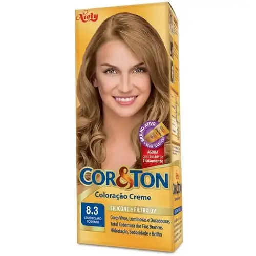 TINTURA COR&TON 8.3 LOURO CLARO DOURADO