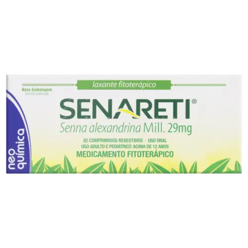 SENARETI 29MG 20 COMPRIMIDOS SENNA ALEXANDRINA MILL