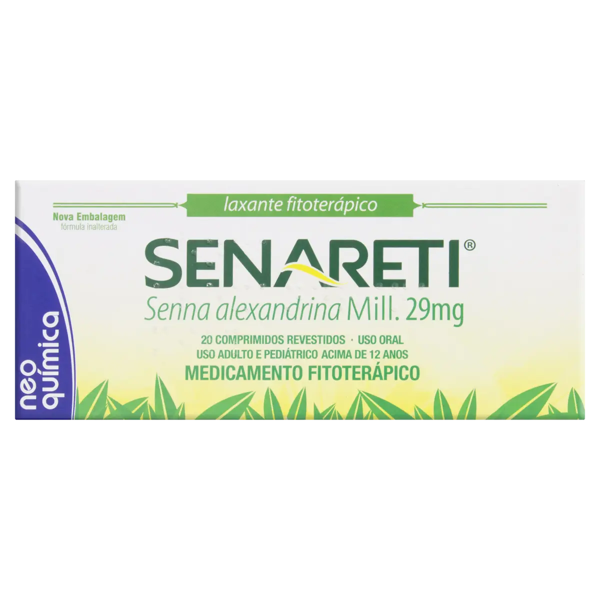 SENARETI 29MG 20 COMPRIMIDOS SENNA ALEXANDRINA MILL