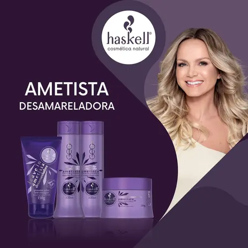 SHAMPOO HASKELL DESAMARELADOR AMETISTA 300ML